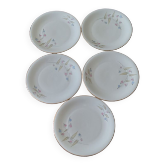 Lot de 5 assiettes à dessert Elelstein Bavaria