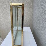 Golden brass window