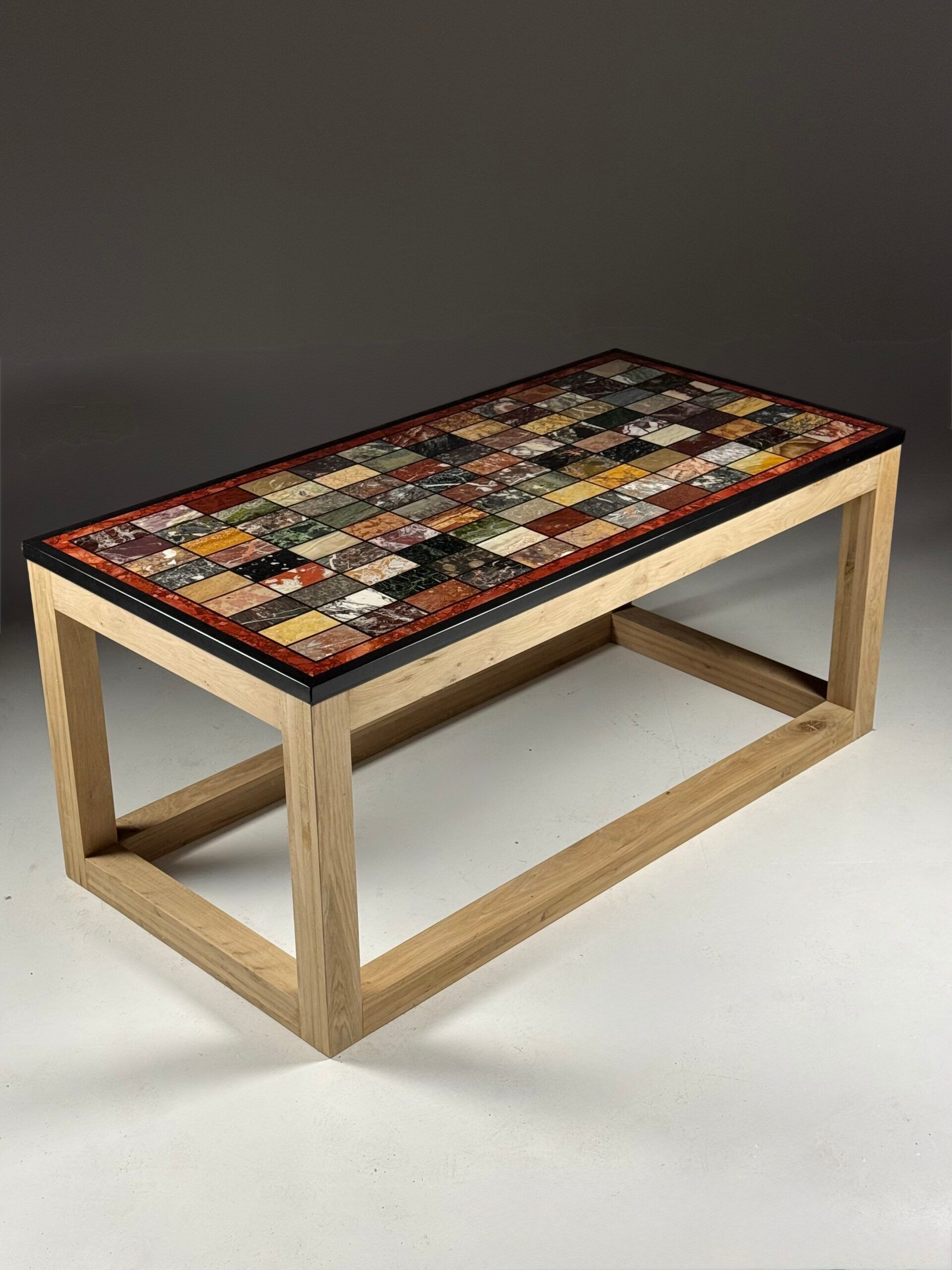 Marble specimen table vintage