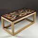 Marble specimen table vintage