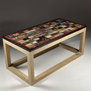 Marble specimen table vintage