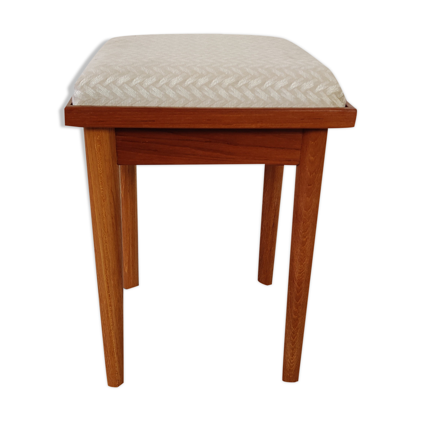 Scandinavian teak stool, 70s