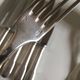 Set Christofle knives forks Cluny spoons in silver metal