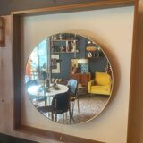 Large vintage backlit mirror
