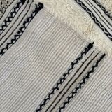 White Berber carpet in new Beni Ourain wool 160x280 cm