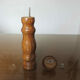 Olive wood pepper mill made in Spain 60s