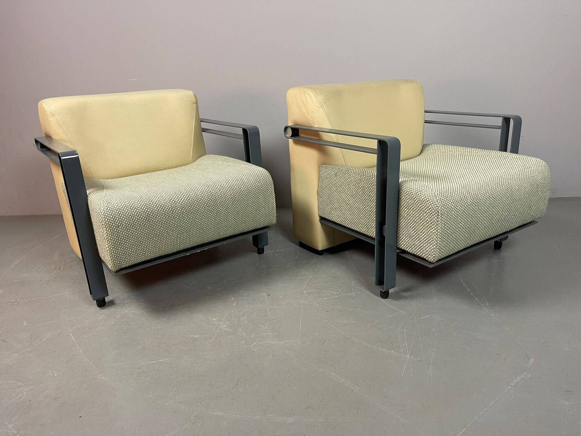 Pair of Artifort Model 952 “Transformation” Lounge Chairs by Hans de Wit.