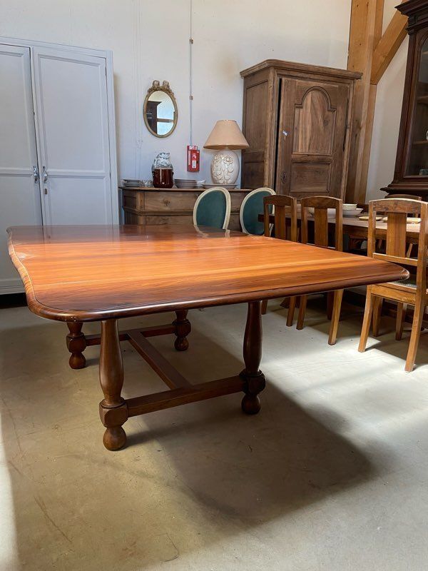 Vintage walnut dining table