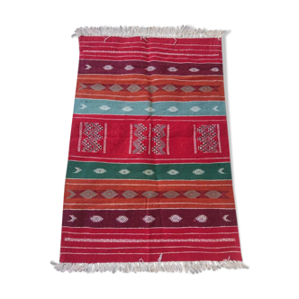 Tapis kilim multicolore 140x95cm