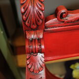 Fauteuil dagobert rouge