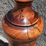 Pied de lampe en bois