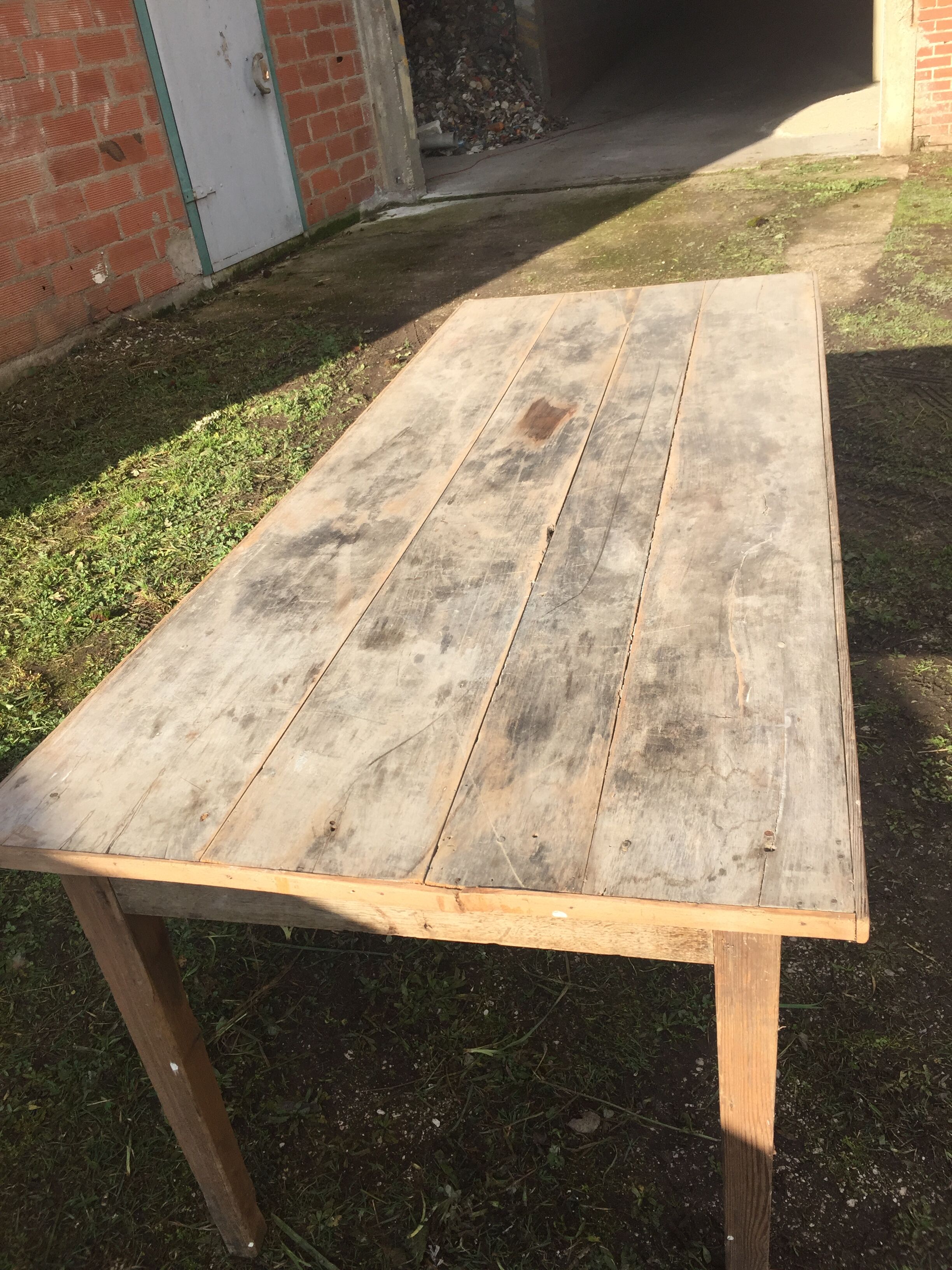 Old farm table