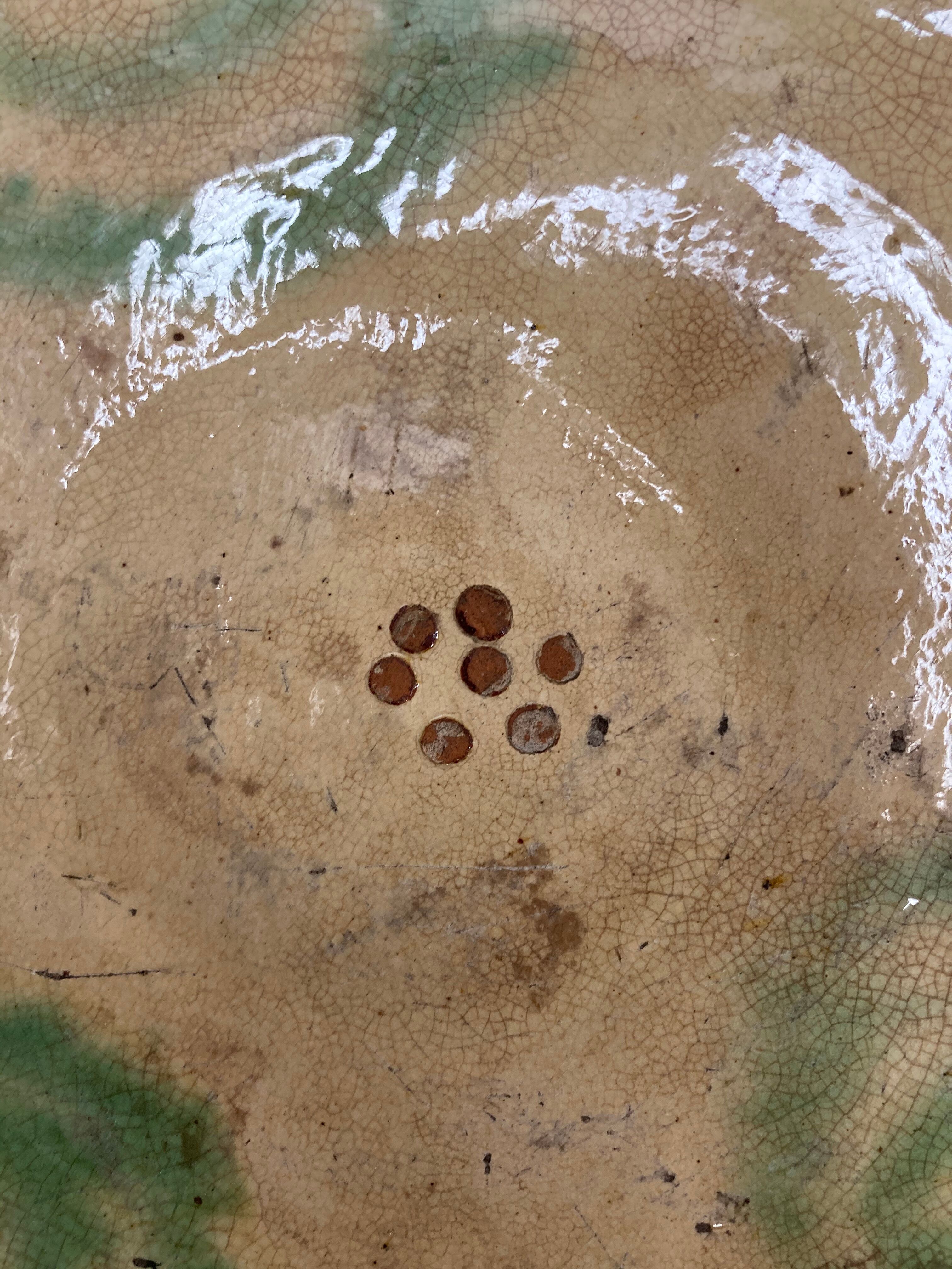 Ancient ceramic dish