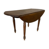 Oval shuttered dining table