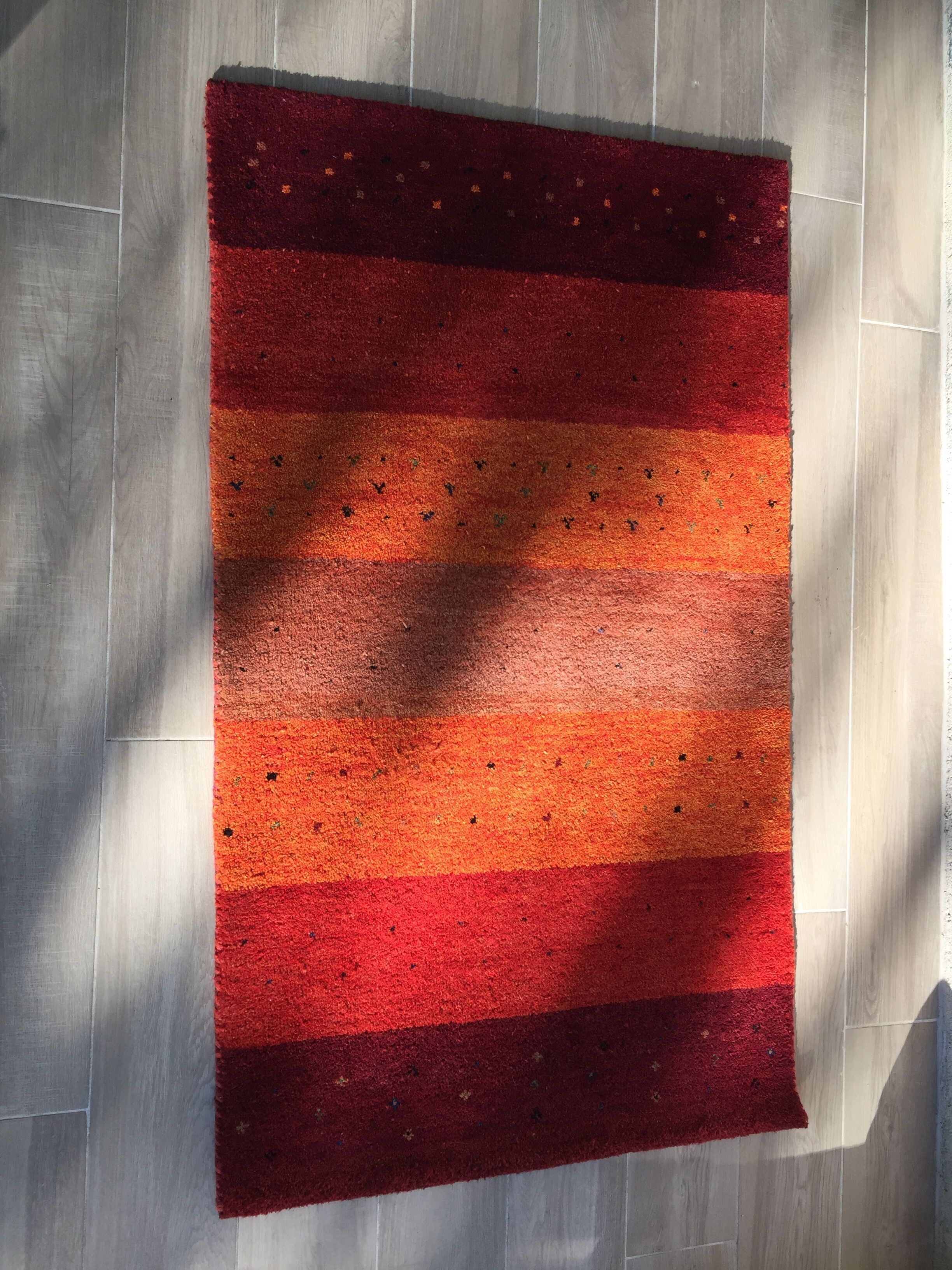 Indian carpet gabbeh 100% wool - 94x157 cm