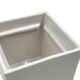 Studio Opi, White space age mod. Ikebana A ceramic vase / ashtray, Gabbiane