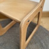 Sled chair for children, Montessori furniture