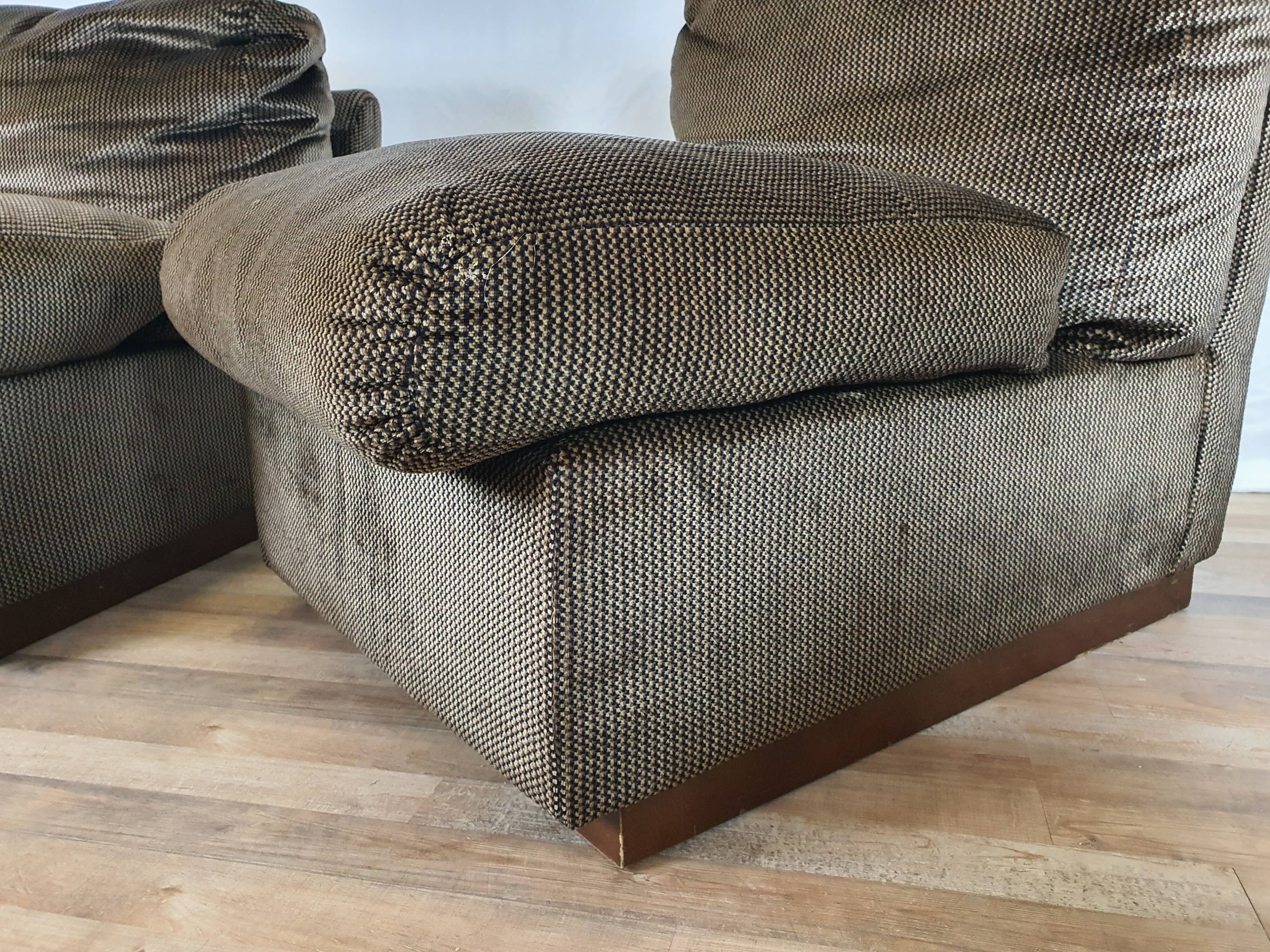 Canapé modulable 5 places en tissu