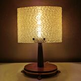 Lampe de table vintage avec capot en plastique années 70