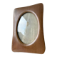 Cadre en bois dimensions 20 cm x 14,5 cm Verre convexe