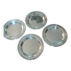 4 Gallia Christofle silver-plated bottle coasters