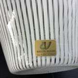 2 vases en verre d’art de Murano Vetriarte signés, Italie 1988