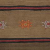 Striped Narrow Turkish Kilim Runner Rug