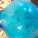Siphon old blue glass