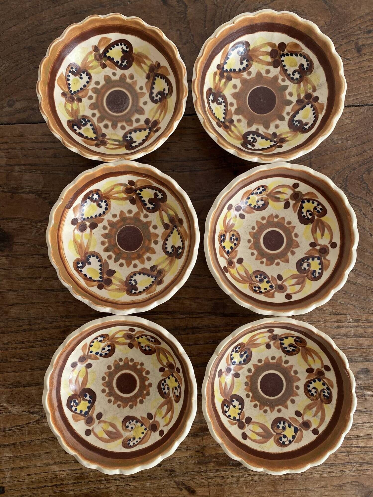 Coupelles HB Quimper  , artisanat vintage