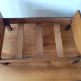 Wooden doll bed