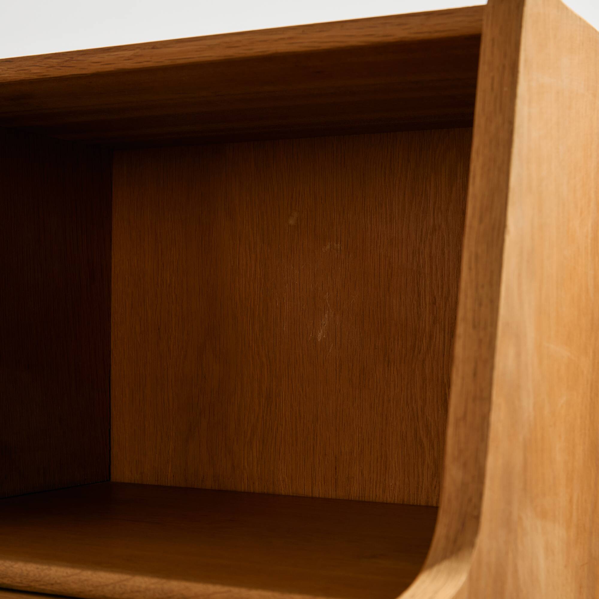 Danish oak bureau desk