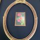 Set of 8 gilded wood or resin or vintage brass frames