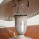 Lampe de table modèle "77" SAE, années 1950