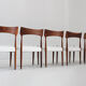 Set of vintage Danish dining chairs by Bernhard Pedersen, 1960s