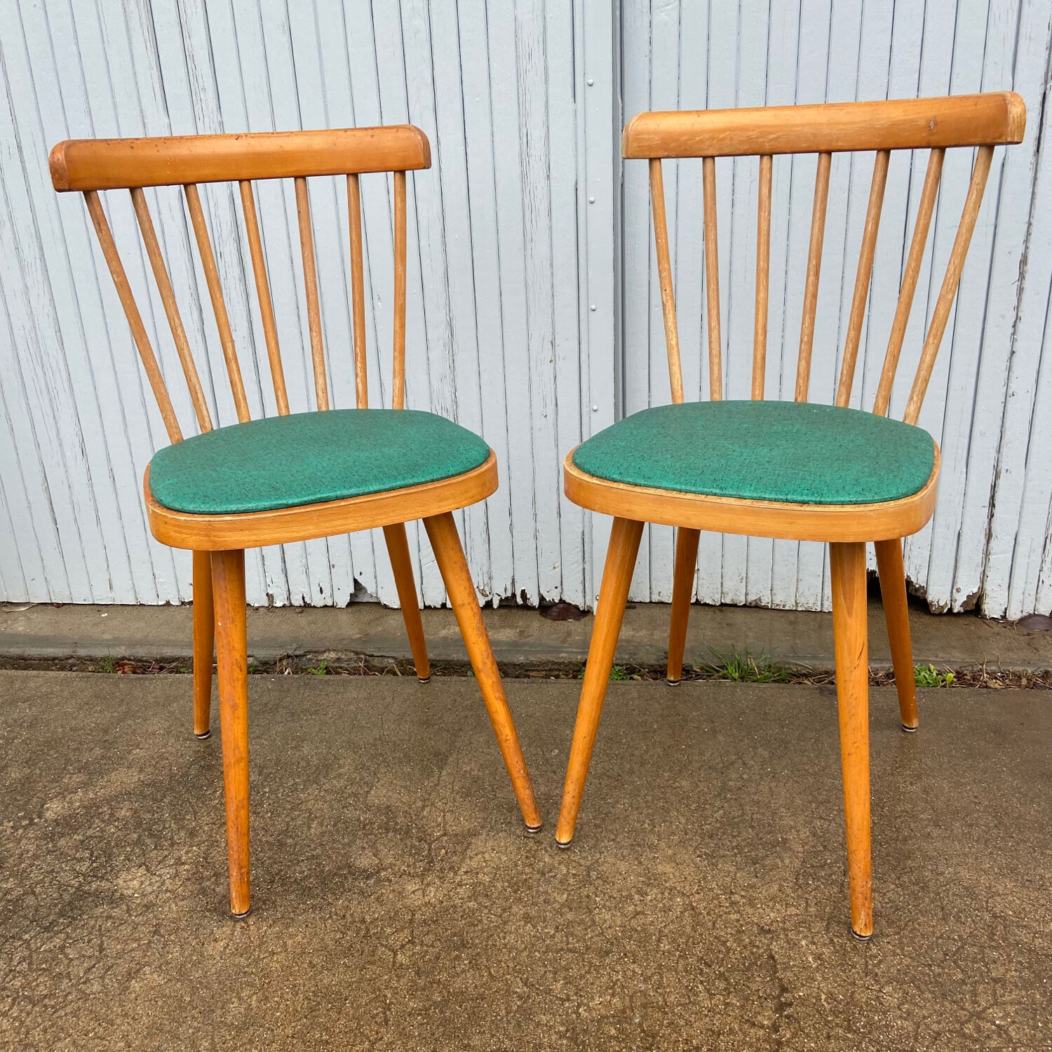 Lot de 4 chaises vintage