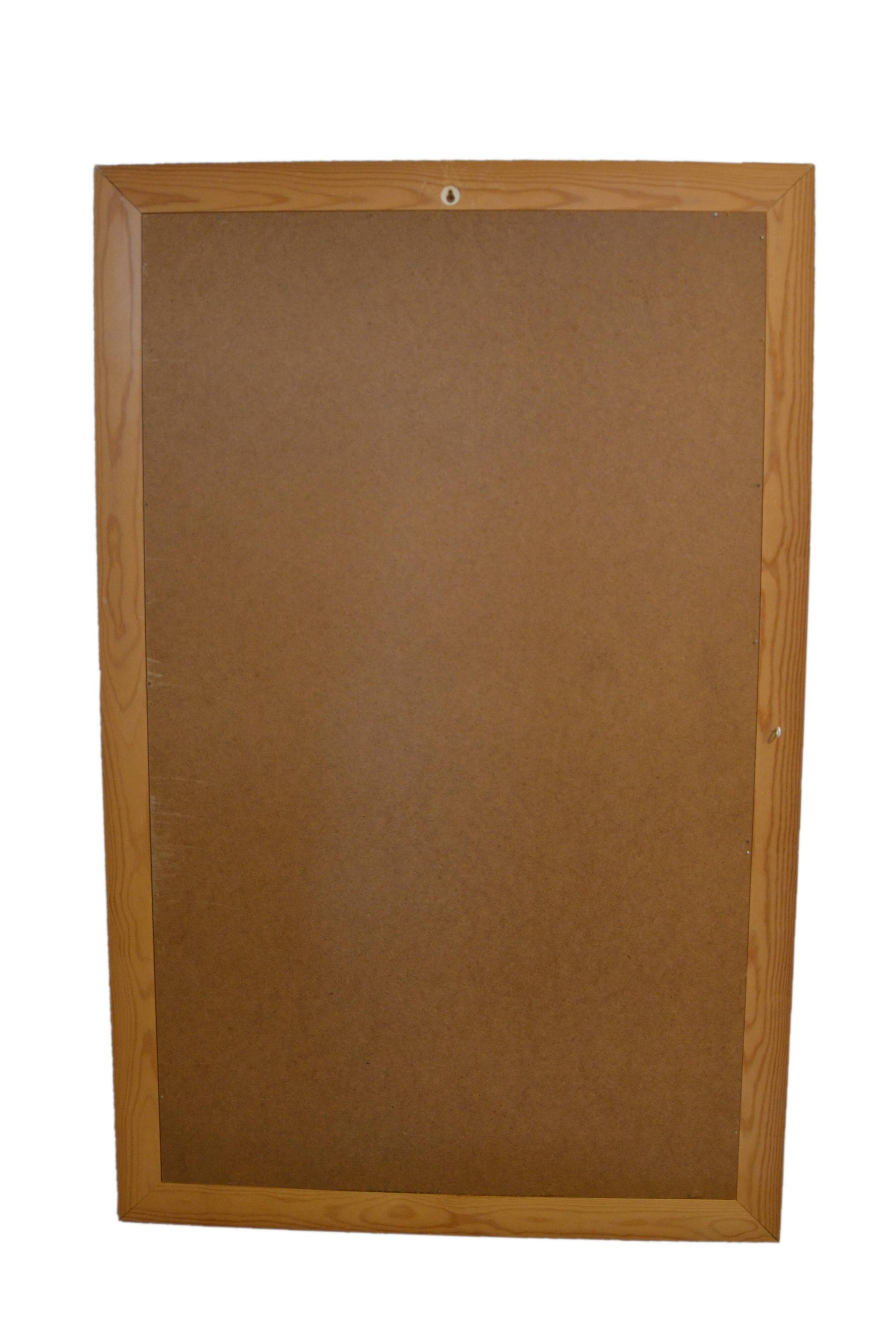 Pine mirror 118 x 75 cm in Scandinavian style