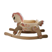 Cheval à bascule vintage en bois