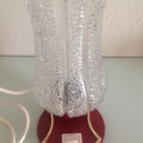 Vintage bedside lamp, tulip glass, 60s-70s