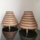Pair of Scandinavian bedside lamps