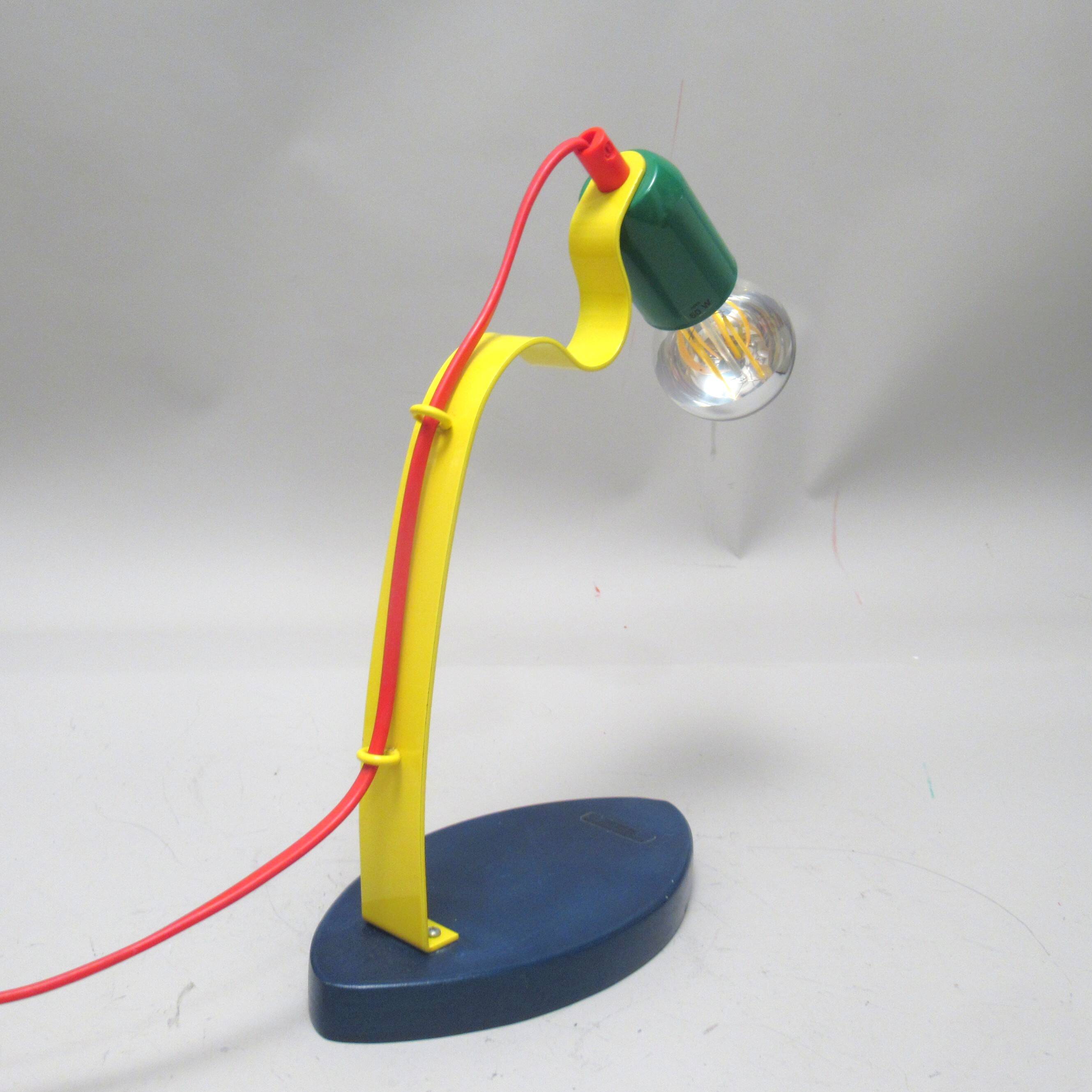 Memphis style lamp from the 80s.