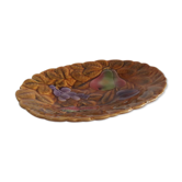 Fruit dish signed Sarreguemines