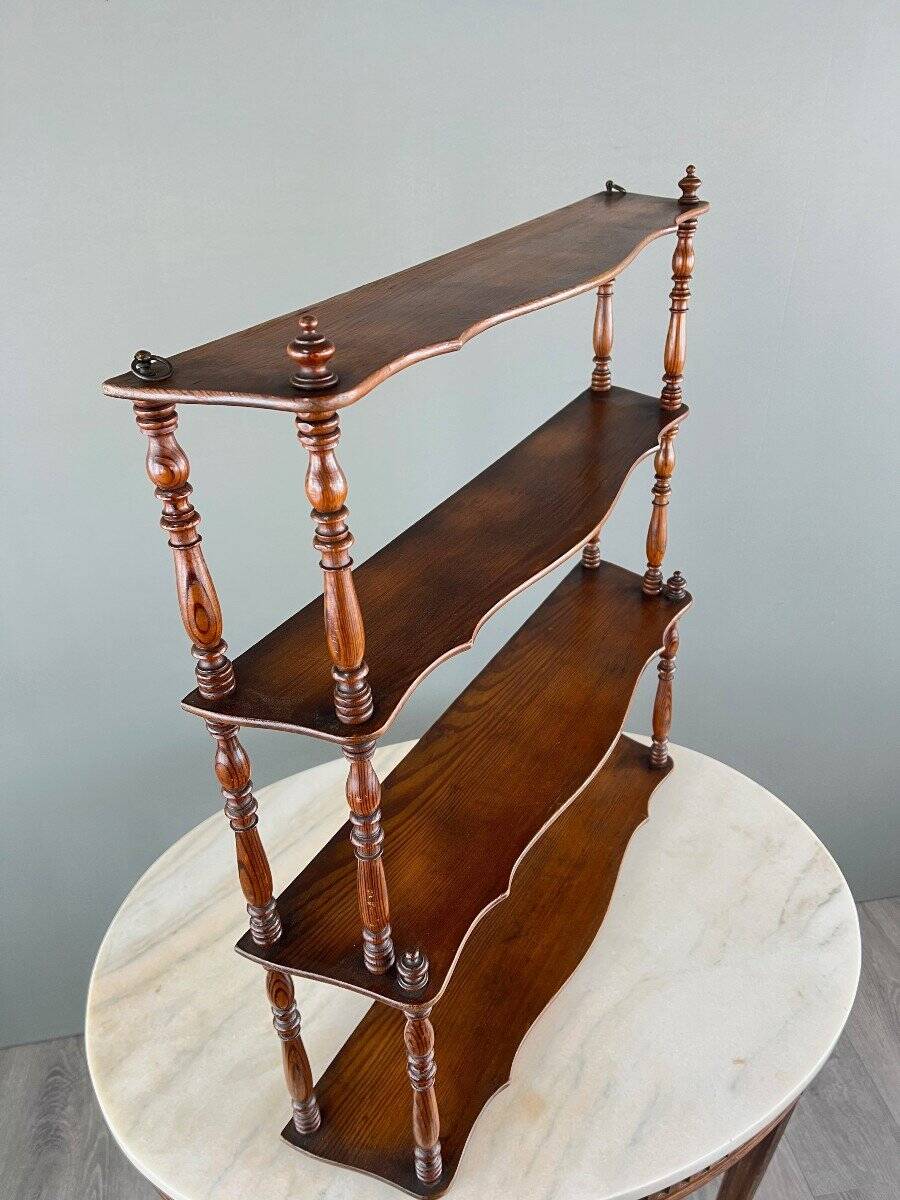 Solid Wood Wall Shelf, 19th Century