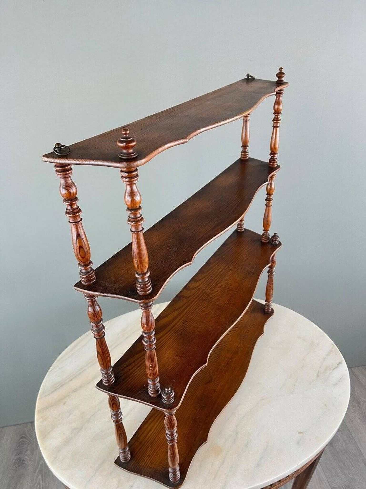 Solid Wood Wall Shelf, 19th Century