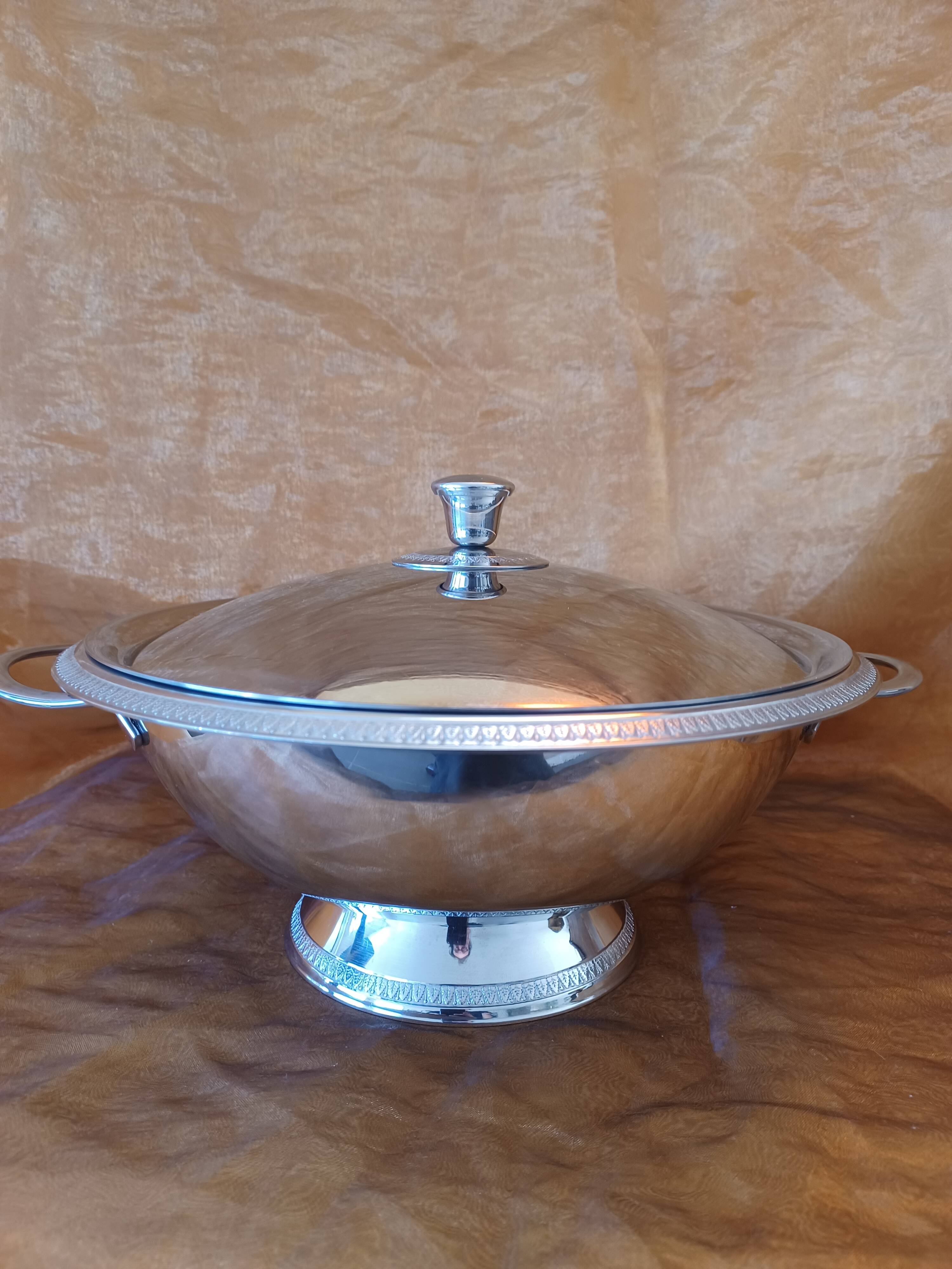 Vegetable dish / stainless steel tureen