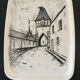 Fiberglass top 1970, drawing of Buffet