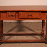 Console Two Drawer in Cherry Wood - 18th Century