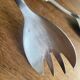 Salad servers with bamboo handles