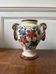 Vase en céramique décor floral peint à la main
