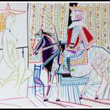 Lithograph Pablo Picasso Drawings by Vallauris plate I 1954