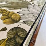 Vintage rattan bench from Maison Kok